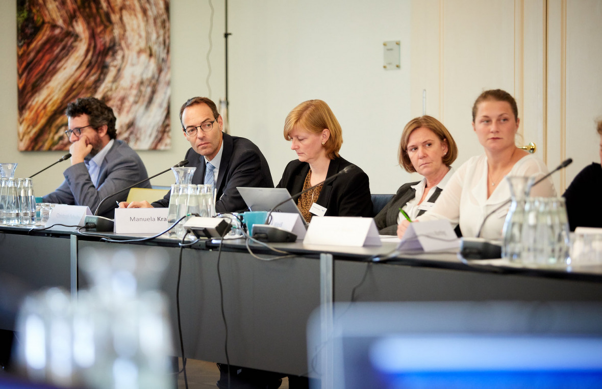 Julien Barbier (UNESCO), Christoph Schulte (German Environment Agency), Manuela Krakau (German Environment Agency), Andrea Weiß (German Environment Agency), Hannah Maul (German Agency for International Development).